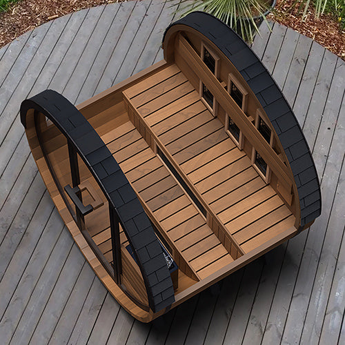 Finnmark Cedar Combination Barrel Sauna FD-6