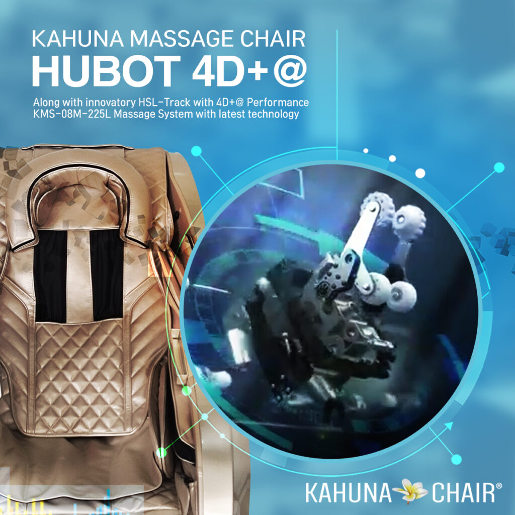 Kahuna Massage Chair | NEW Exquisite 4D+ HSL-Track Voice Recognition Zero-Gravity Full-Body Massage Chair