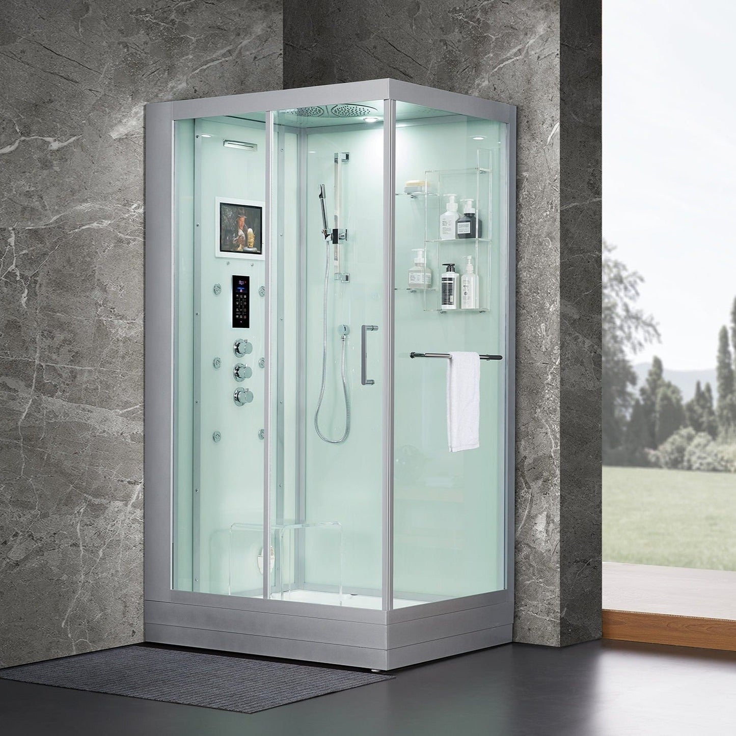 Maya Bath | Lucca Steam Shower with Tv