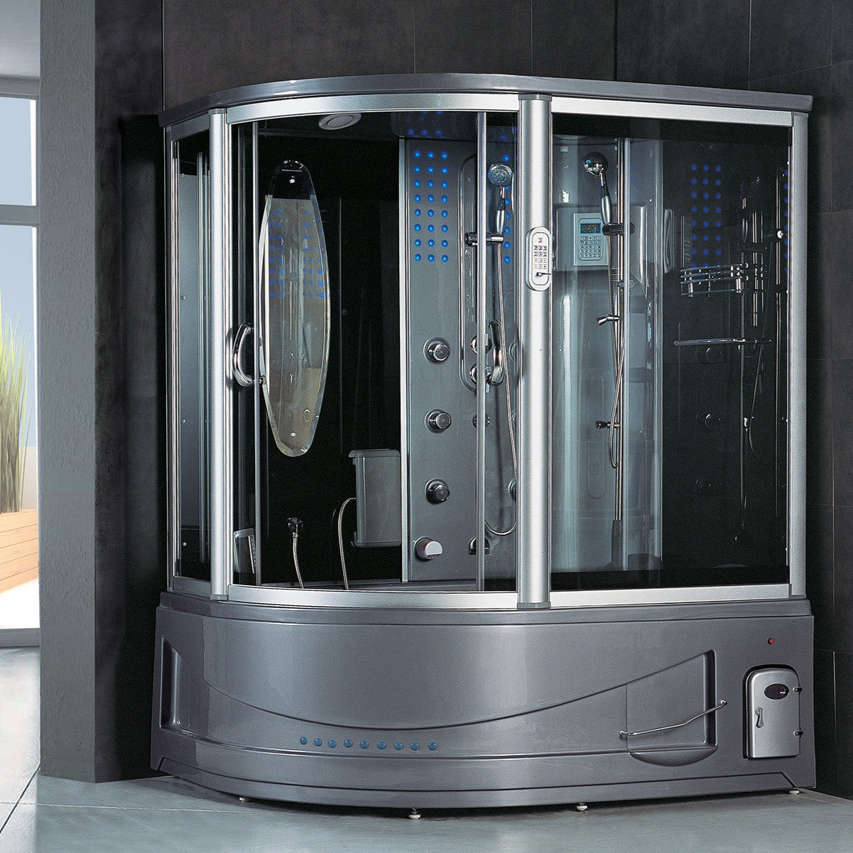 Maya Bath | Siena Steam Shower Tub Combo with TV