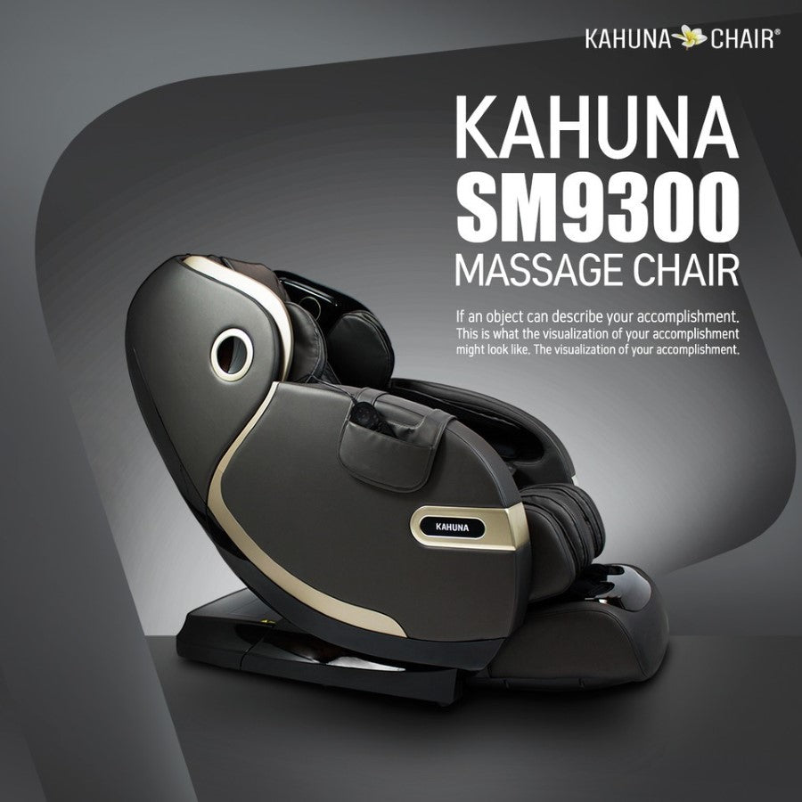 Kahuna NEW SM-9300 Massage Chair: 4D+ Dual Air Flex HSL-Track Infrared Heating