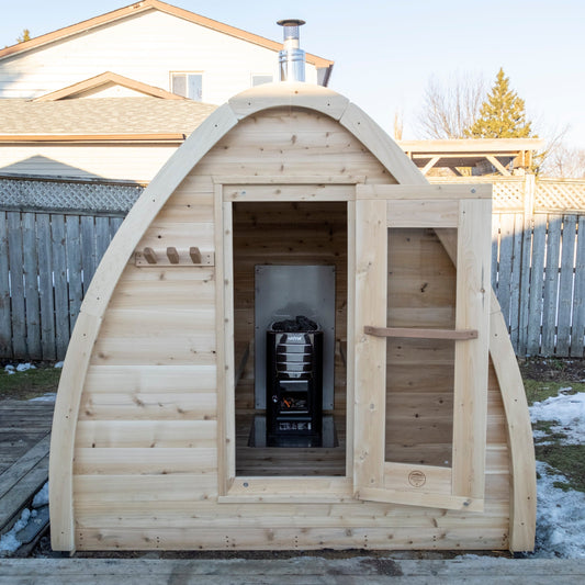 Dundalk Leisurecraft Canadian Timber MINIPOD 4 Person Sauna CTC77MW