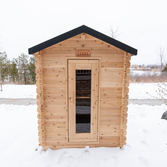 Dundalk Leisurecraft Canadian Timber 3 Person Granby Cabin Sauna CTC66W