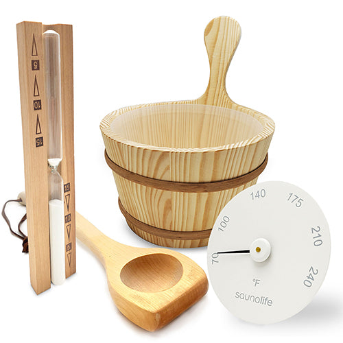 SaunaLife Bucket and Ladle Package 1