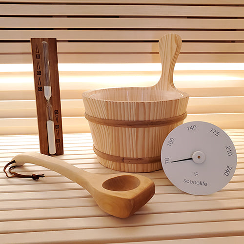 SaunaLife Bucket and Ladle Package 1