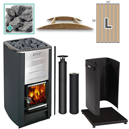 Harvia M3 BK LG FLK Pkg